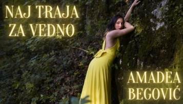 Amadea Begovič predstavlja romantično skladbo 'Naj traja za vedno'